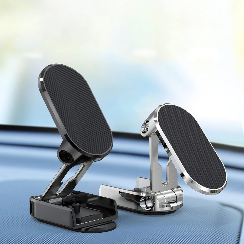 Magnetische Telefoonhouder Auto Dashboard 360° Draaibaar Zwart Zilver Ventilatie Universeel Veilig Handsfree | Sansoti