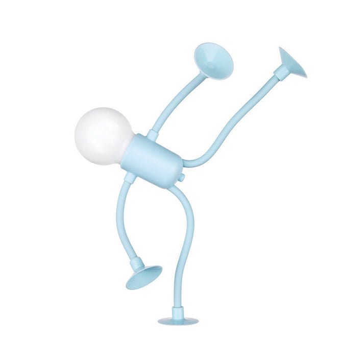 Buigbare Nachtlamp met Zuignap – Creatieve LED Figuur voor Kinderkamer en Bureau | Sansoti