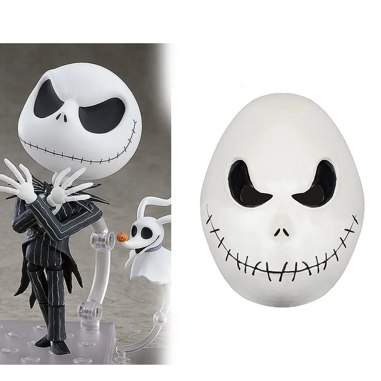 Striped Skeleton Costume with Mask Black-White Halloween Costume Carnival Party Dress-Up Clothing for Children | Sansoti