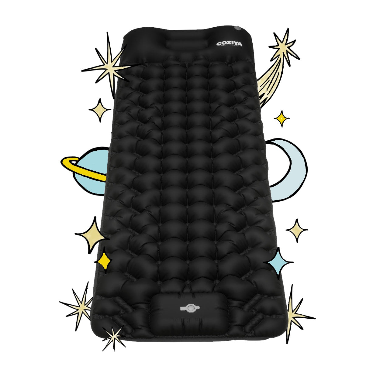 Zelfopblazende Slaapmat met Geïntegreerde Pomp voor Outdoor Camping Wandelen | Sansoti