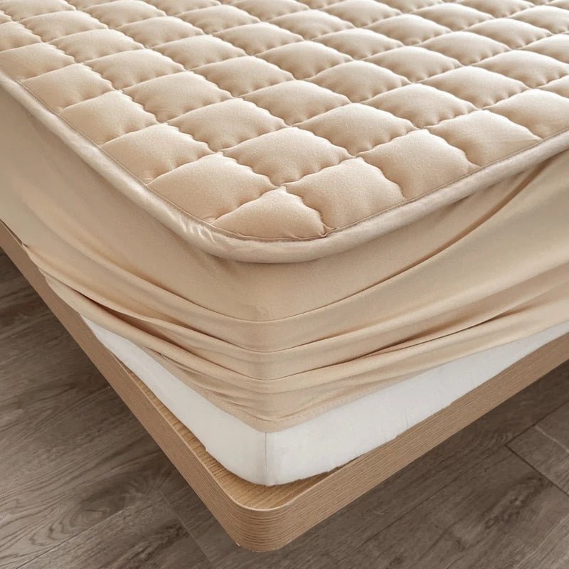 Waterdichte Matrasbeschermer met Elastiek Stretch Hoeslaken 100% Waterproof Matrashoes Bescherming Zweet Vlekken Allergie Comfortabel Ademend Stille Stof Duurzaam Wasbaar Hypoallergeen | Sansoti