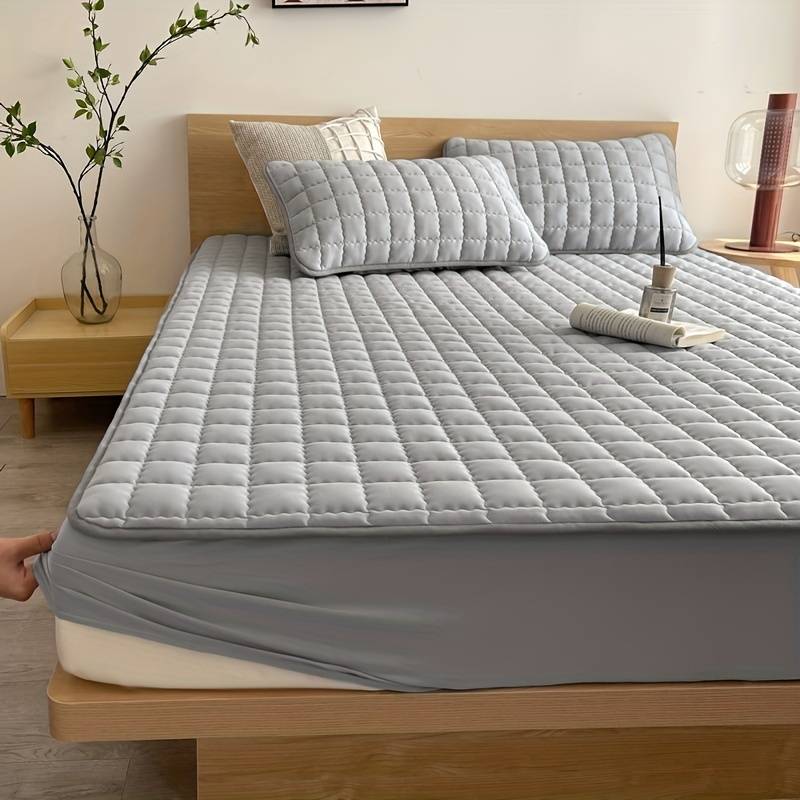 Waterdichte Matrasbeschermer met Elastiek Stretch Hoeslaken 100% Waterproof Matrashoes Bescherming Zweet Vlekken Allergie Comfortabel Ademend Stille Stof Duurzaam Wasbaar Hypoallergeen | Sansoti