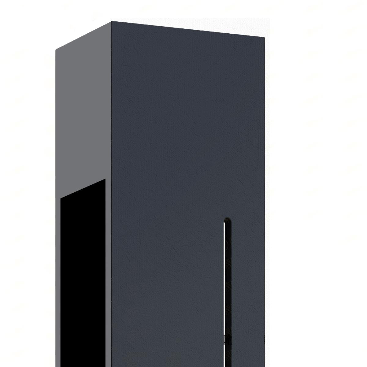 LED Garden Lighting Rectangular Black Stainless Steel 100-250cm Bollard Light Pathway Lighting Post Lighting Outdoor | Sansoti