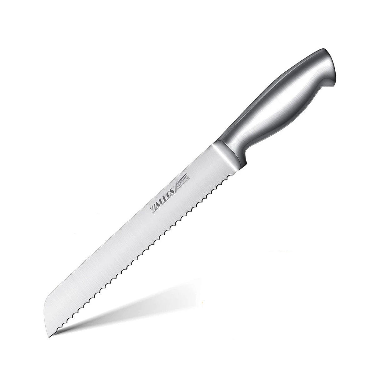 Professional Bread Knife with Serrated Edge 20cm Stainless Steel Sharp Knife for Crispy Crusty Bread Bakery | Sansoti