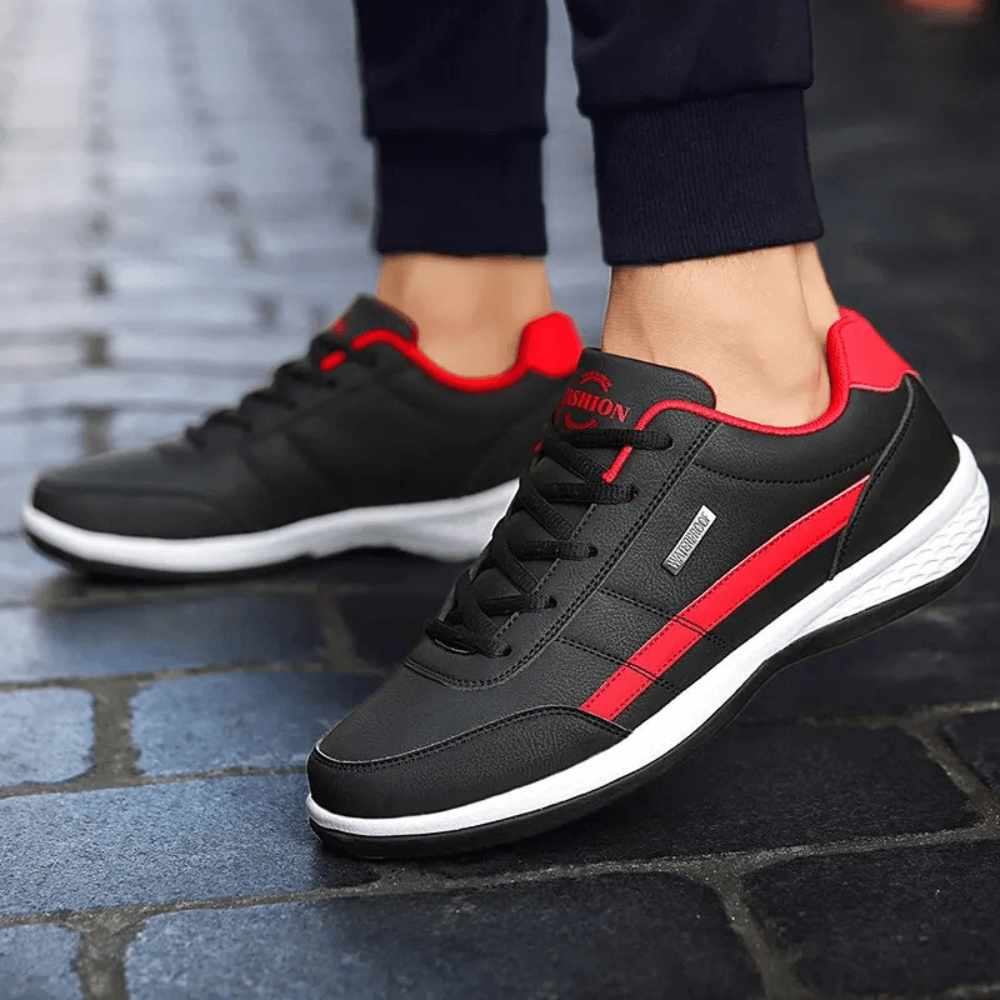Orthopädische Herrenschuhe Ergonomisches Fußbett Blau Schwarz Weiß Alltagstragekomfort Laufschuhe Casual | Sansoti