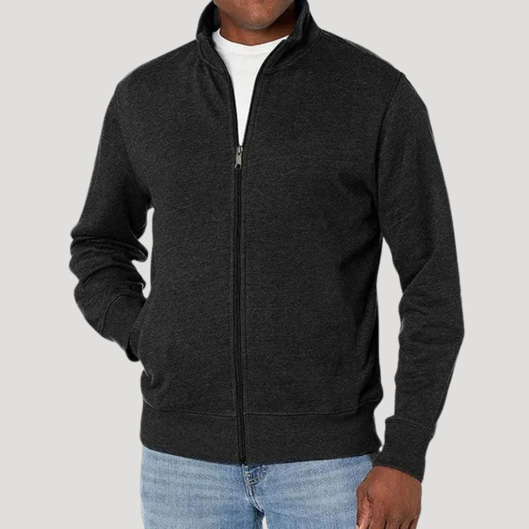 Men's Zip-Up Jacket Lightweight Spring Autumn Casual Transitional Jacket Stylish Comfortable Everyday Wear | Sansoti