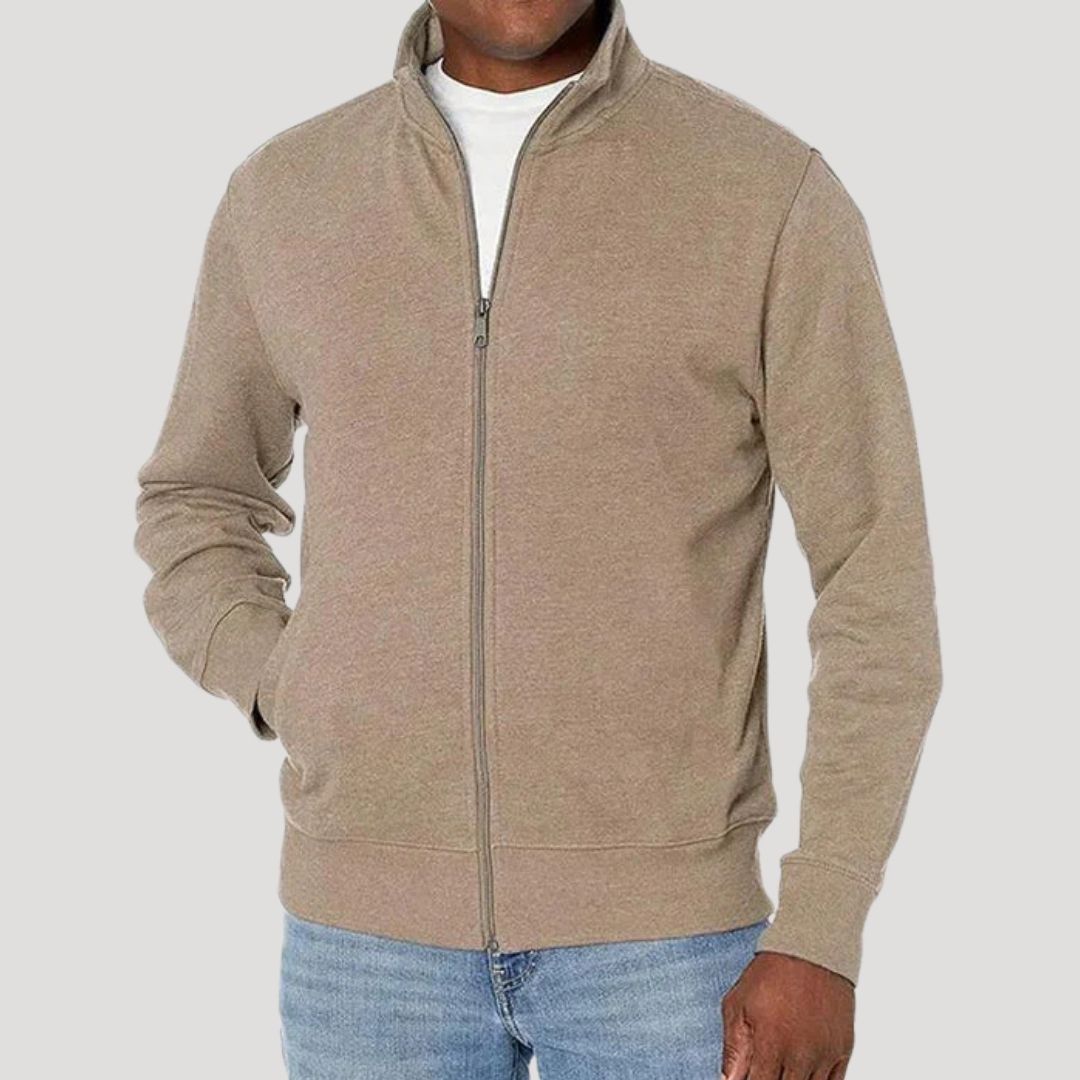 Men's Zip-Up Jacket Lightweight Spring Autumn Casual Transitional Jacket Stylish Comfortable Everyday Wear | Sansoti