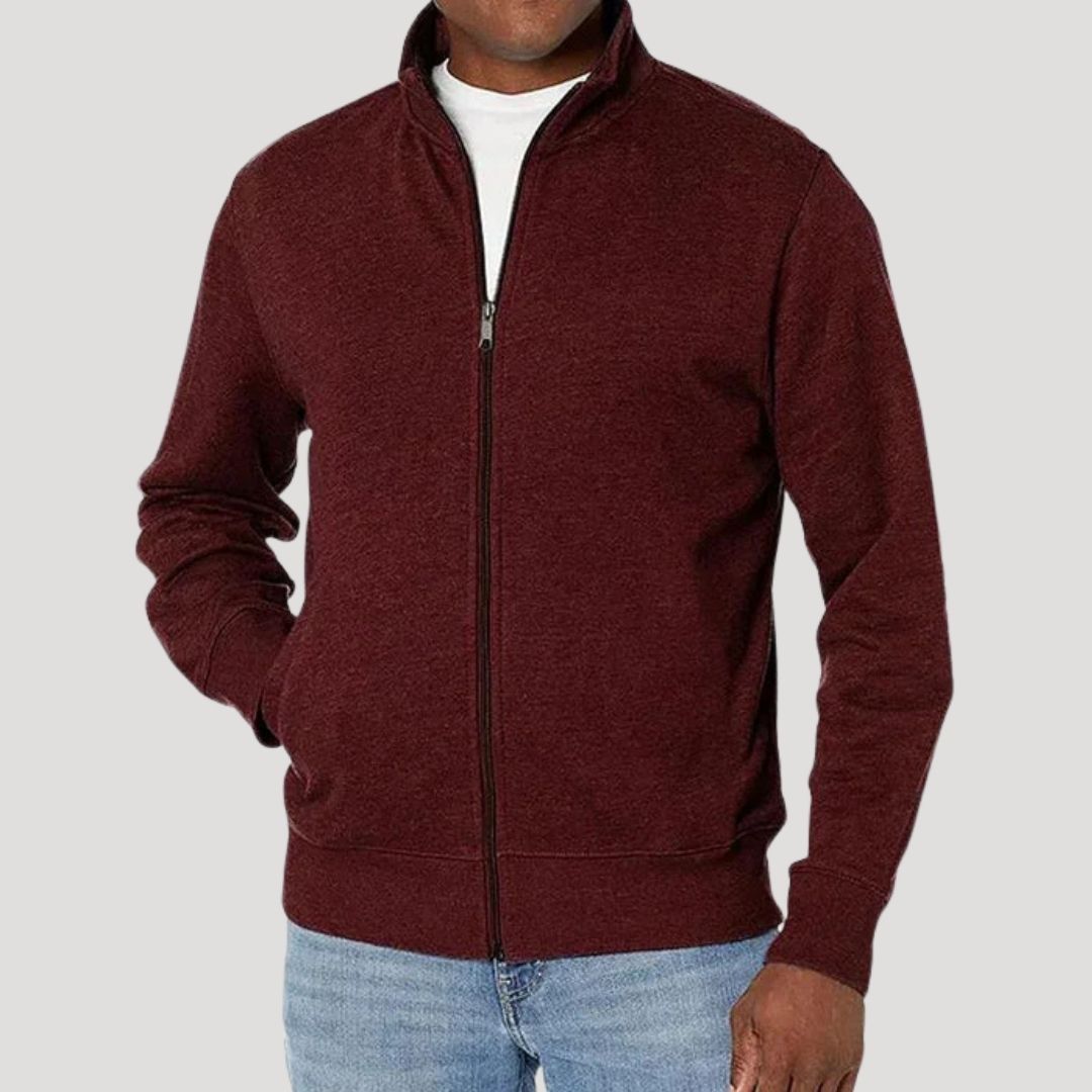 Men's Zip-Up Jacket Lightweight Spring Autumn Casual Transitional Jacket Stylish Comfortable Everyday Wear | Sansoti