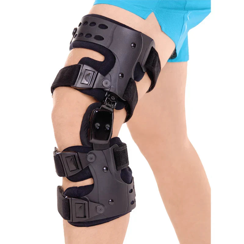 Orthopedic Knee Brace with Pressure Relief for Osteoarthritis Pain Adjustable for Left and Right Knees | Sansoti
