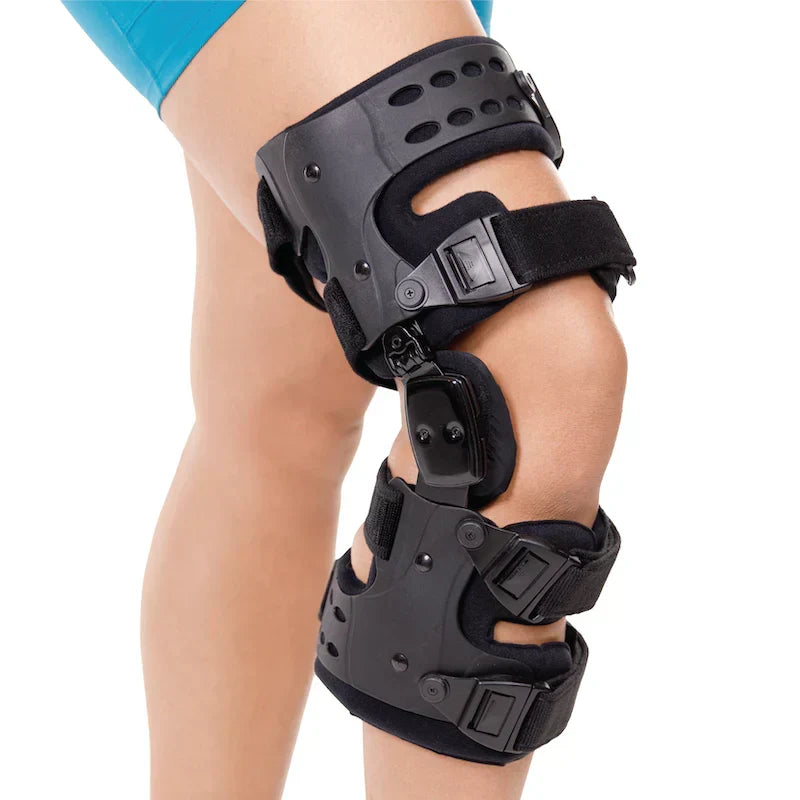 Orthopedic Knee Brace with Pressure Relief for Osteoarthritis Pain Adjustable for Left and Right Knees | Sansoti