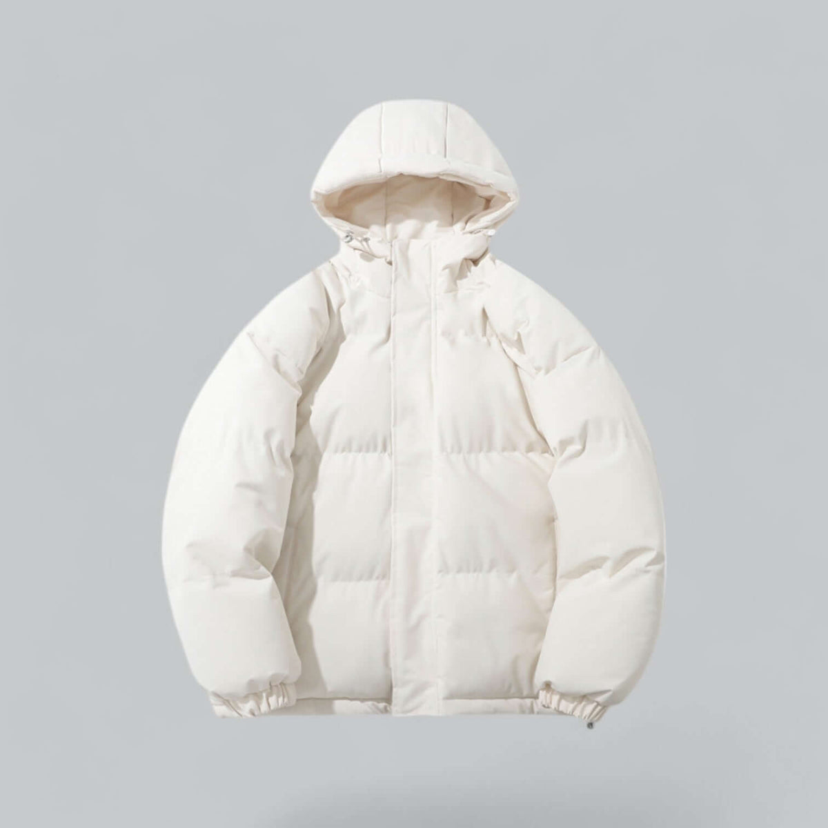 Padded Men's Winter Parka Adjustable Hood Water-Repellent Lined Jacket Outdoor Coat Winter Clothing | Sansoti