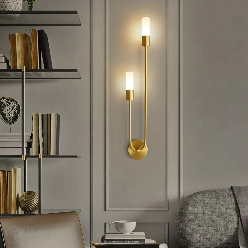 Minimalistische LED-Wandleuchte Schlafzimmer Schwarz Gold Verstellbare Lichtrichtung Modernes Design Leselampe Stimmungsbeleuchtung | Sansoti