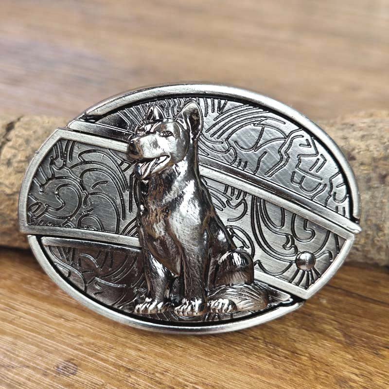 Metalen Gesp Cowboy Riemgesp Ovaal Design Western Style Accessoire voor Heren Riem Vintage Look Casual | Sansoti