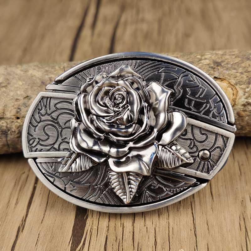 Metalen Gesp Cowboy Riemgesp Ovaal Design Western Style Accessoire voor Heren Riem Vintage Look Casual | Sansoti