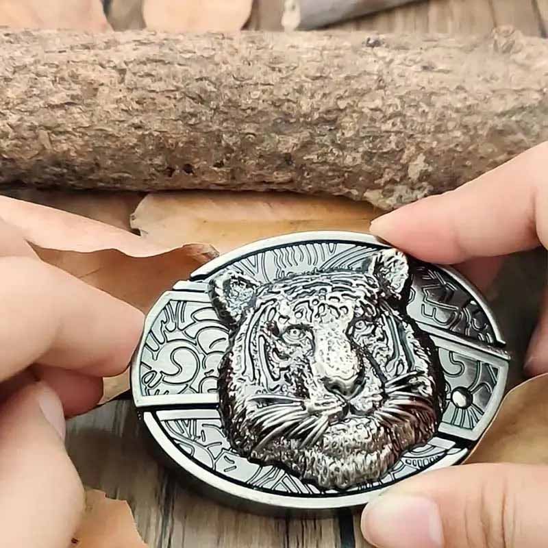 Metalen Gesp Cowboy Riemgesp Ovaal Design Western Style Accessoire voor Heren Riem Vintage Look Casual | Sansoti
