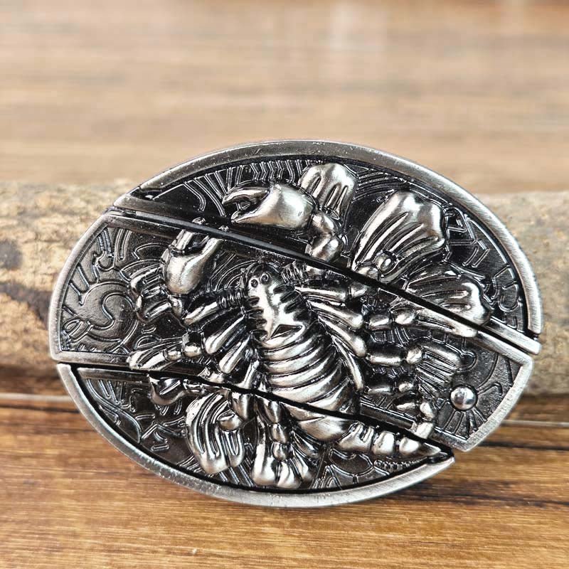 Metalen Gesp Cowboy Riemgesp Ovaal Design Western Style Accessoire voor Heren Riem Vintage Look Casual | Sansoti