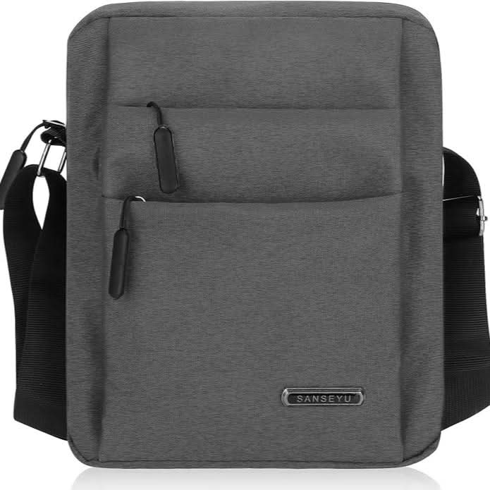 Waterproof Men's Shoulder Bag with Anti-Theft Zipper, Adjustable Shoulder Strap, Compact Crossbody Bag for Everyday Use | Sansoti