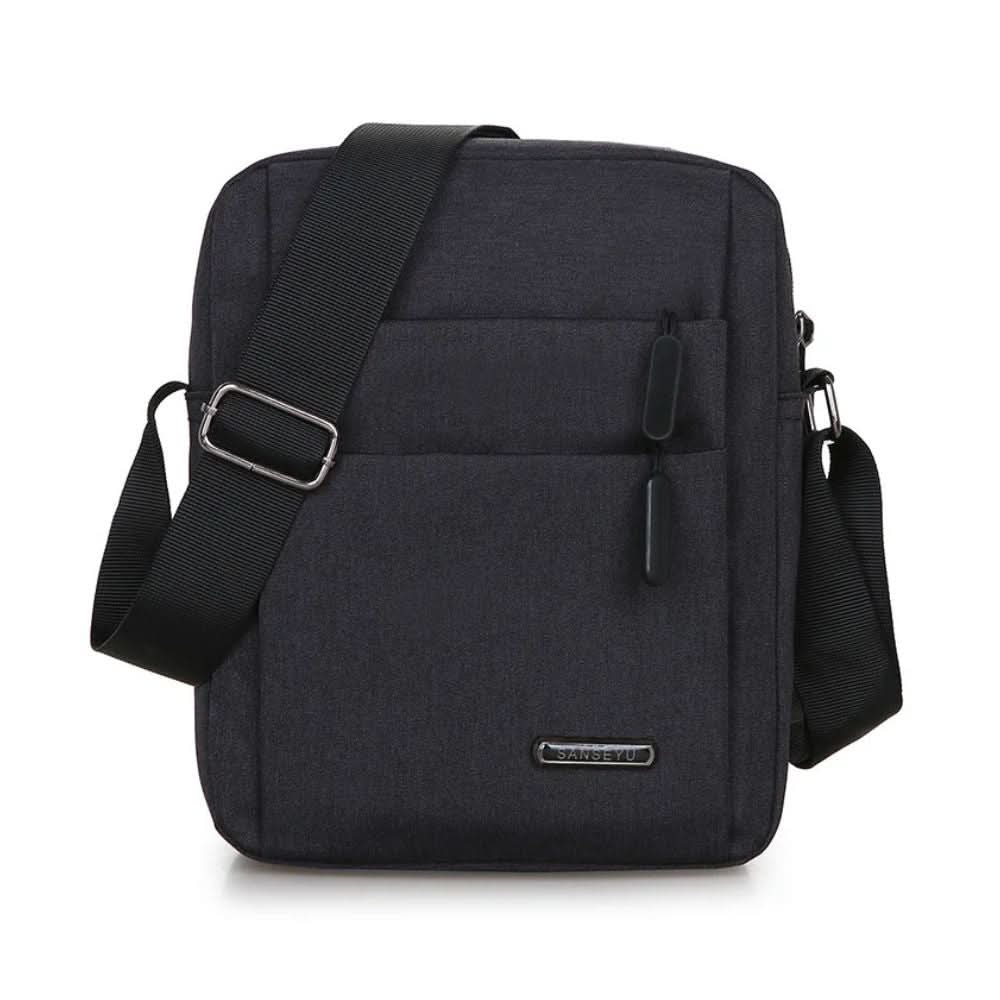 Waterproof Men's Shoulder Bag with Anti-Theft Zipper, Adjustable Shoulder Strap, Compact Crossbody Bag for Everyday Use | Sansoti