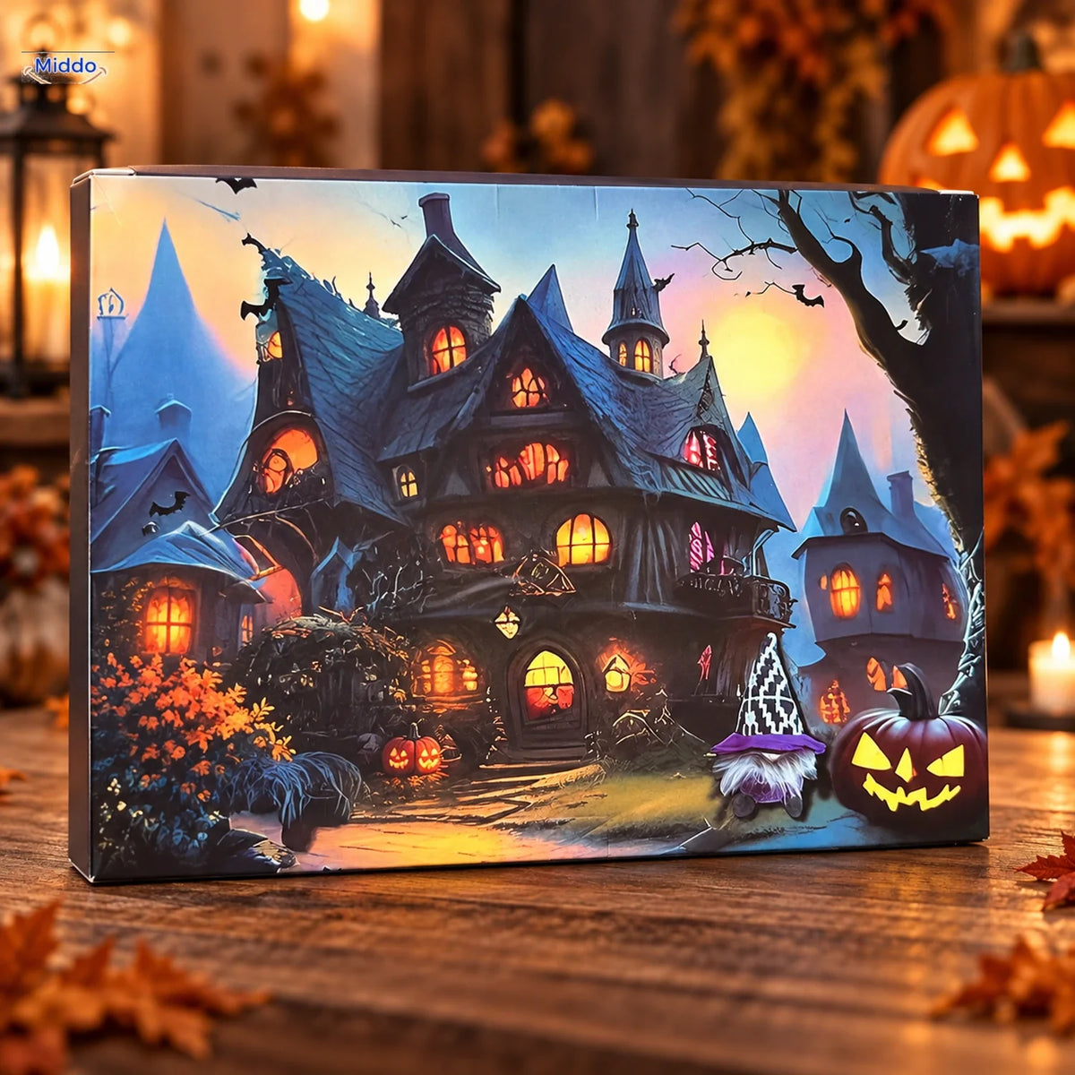 Gnome Halloween Christmas Countdown Calendar 24 31 Days Plush Gnome Countdown Holiday Decoration Gift | Sansoti