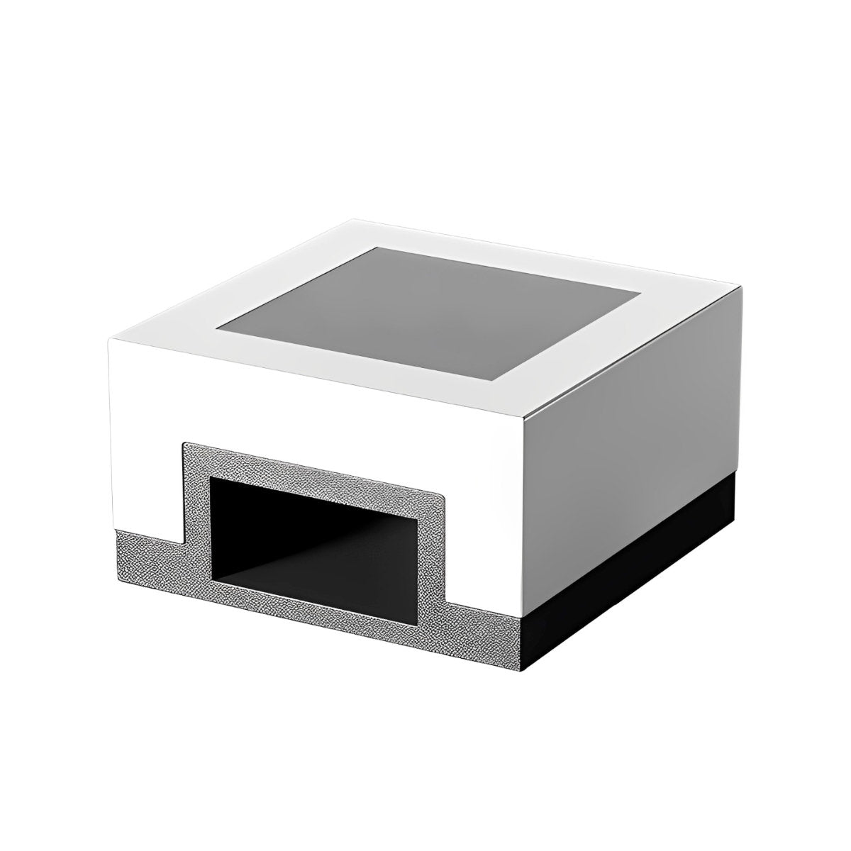 Pfostenleuchte Solar LED Edelstahl Schwarz Weiß Garten Zaun Sockel Außenleuchte Quadrat Gartenbeleuchtung Einfahrt Pfostenleuchte Außen Modern | Restfield