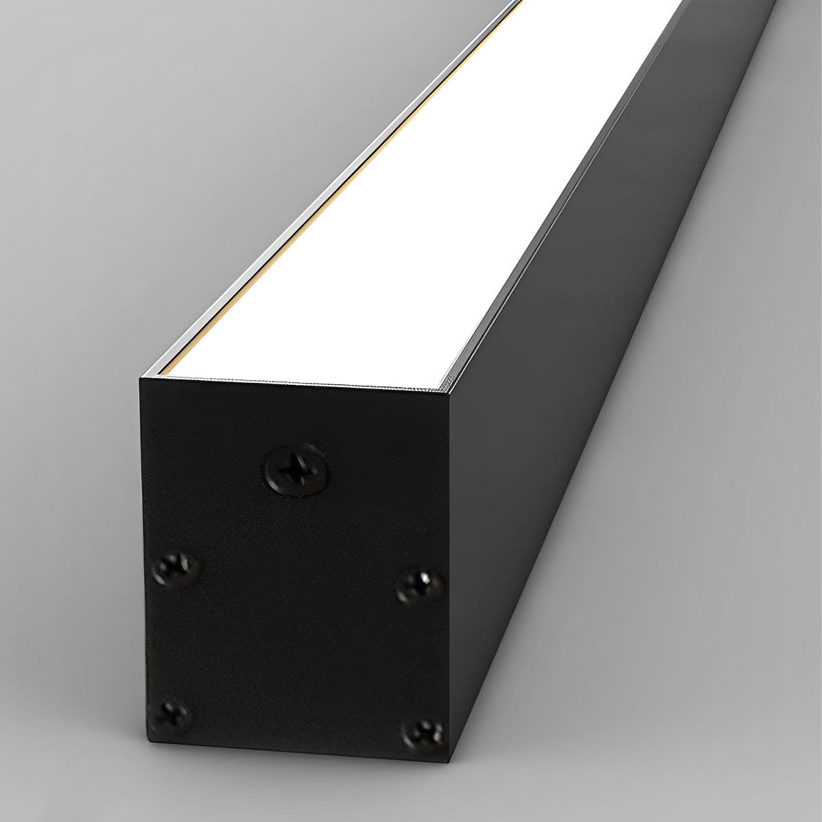 Deckenlampe LED Linear Aluminium Schwarz Dimmbar Wohnzimmer Flur Moderne Linienleuchte Deckenleuchte Schlafzimmer | Restfield