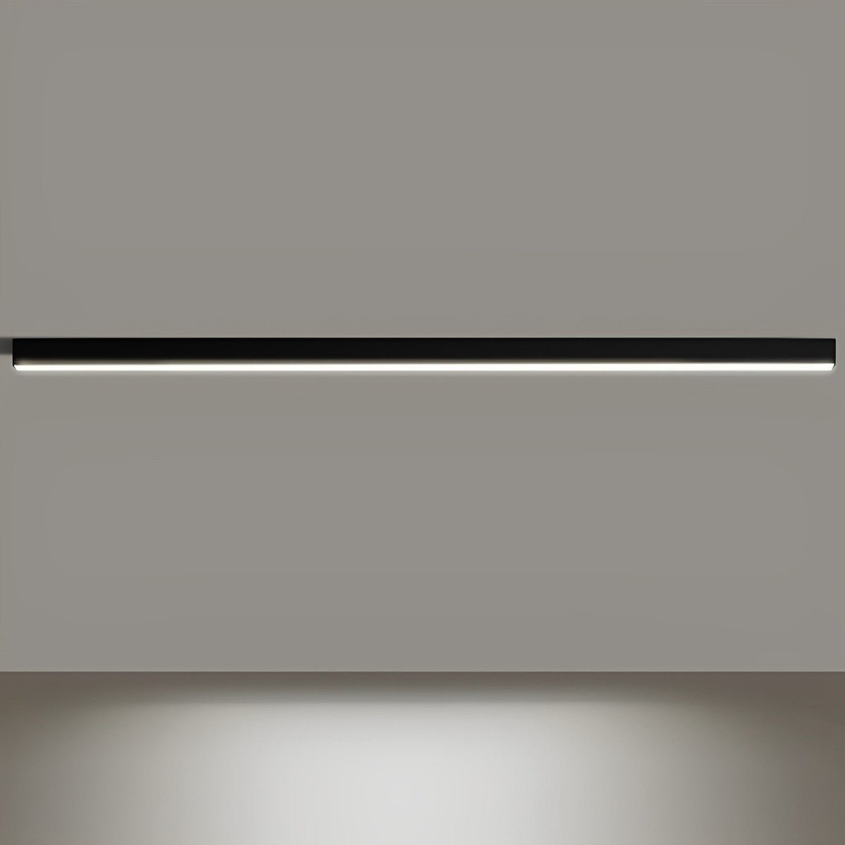 Deckenlampe LED Linear Aluminium Schwarz Dimmbar Wohnzimmer Flur Moderne Linienleuchte Deckenleuchte Schlafzimmer | Restfield