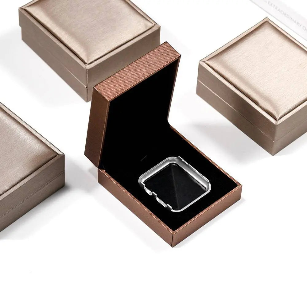 Roestvrijstalen Beschermhoesje met Gehard Glas voor Apple Watch 44mm 40mm 42mm 38mm Smartwatch Accessoire | Sansoti