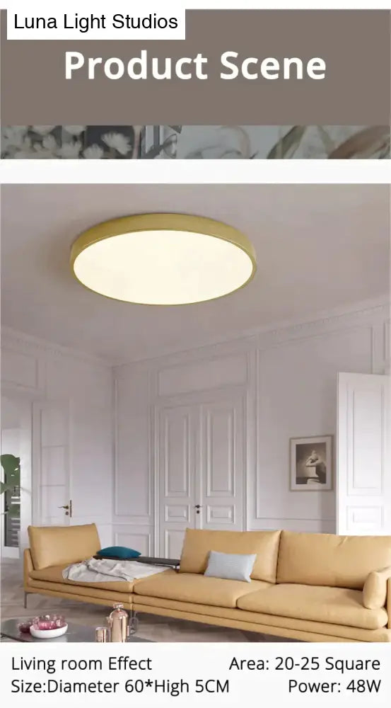 Geometrische goldene Deckenleuchte mit Dimmfunktion, Fernbedienung, LED, modernes Design, Wohnzimmer, Schlafzimmer | Sansoti