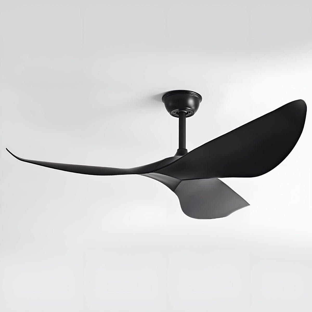 Deckenventilator Ohne Lampe DC Motor 3 Flügel Weiß Schlafzimmer Wohnzimmer Leiser Ventilator Esszimmer Umkehrbar 6 Geschwindigkeiten Fernbedienung | Restfield