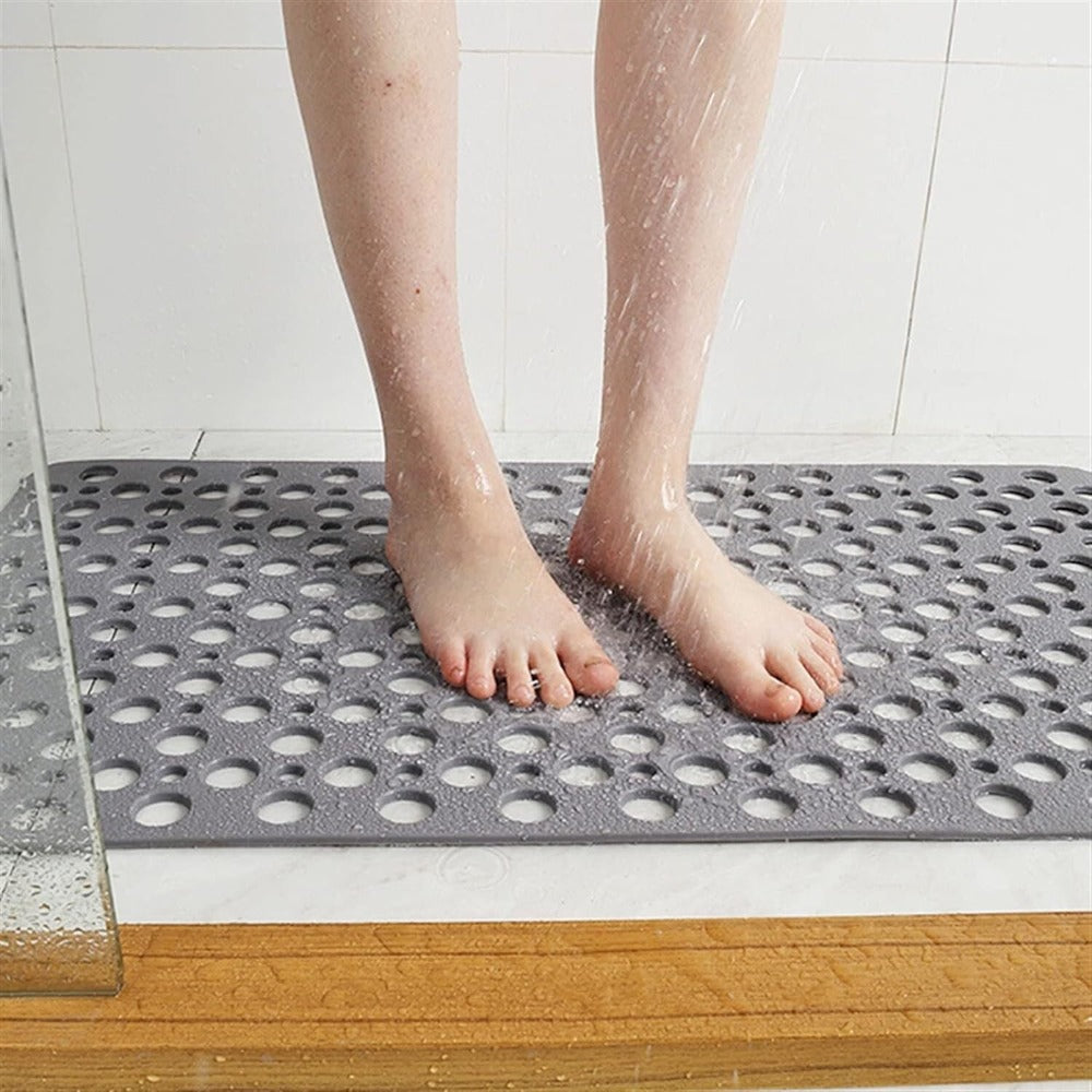 Antislip Douchmat met Zuignappen voor Veilige Badkamer 40x75cm Antibacterieel Schimmelwerend Badmat Douche | Sansoti