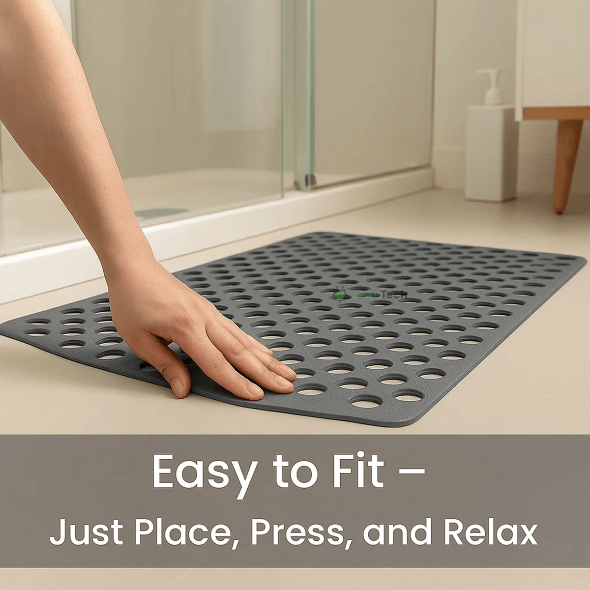 Antislip Douchmat met Zuignappen voor Veilige Badkamer 40x75cm Antibacterieel Schimmelwerend Badmat Douche | Sansoti