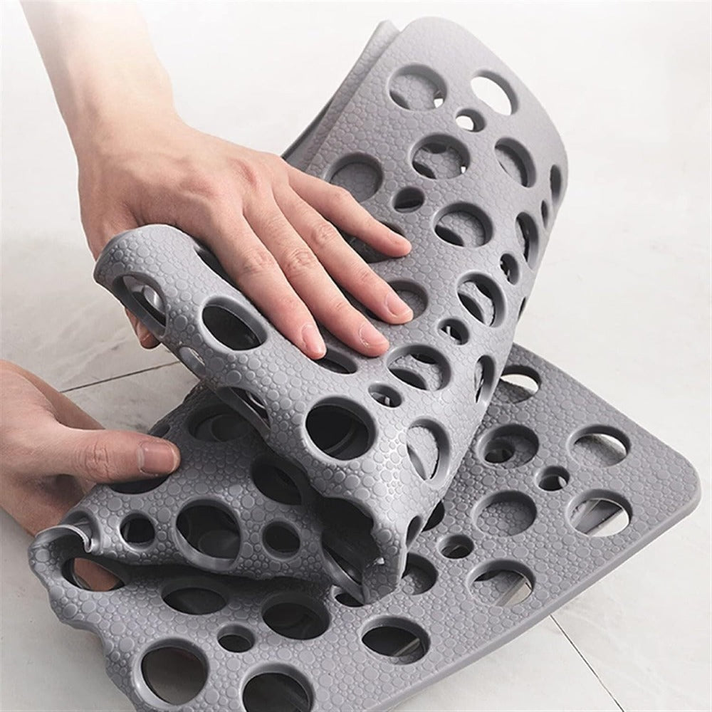 Antislip Douchmat met Zuignappen voor Veilige Badkamer 40x75cm Antibacterieel Schimmelwerend Badmat Douche | Sansoti
