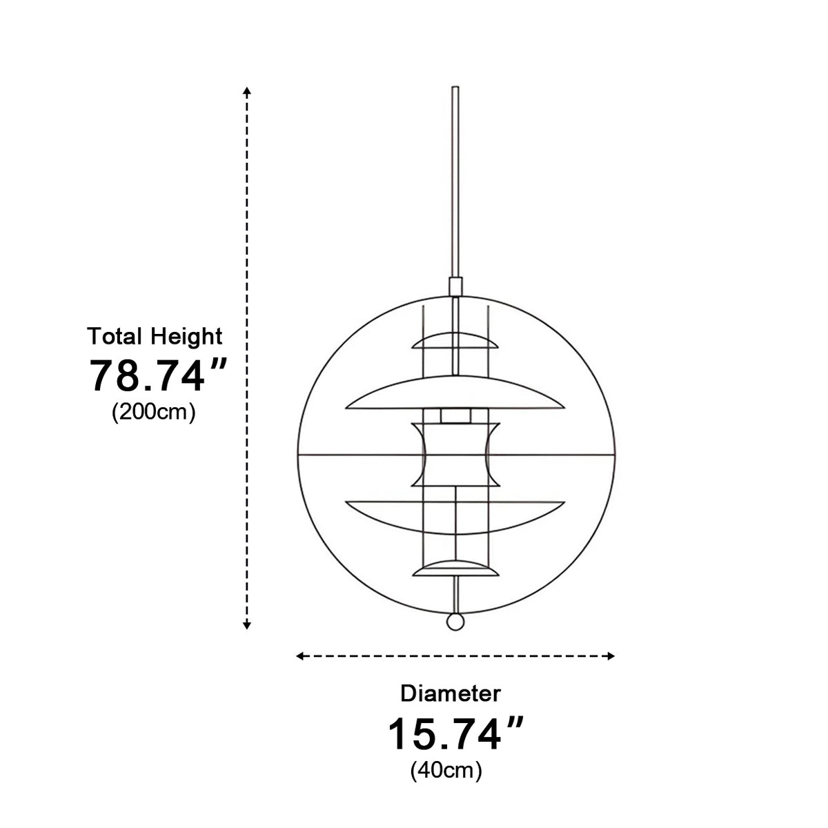 Suspension Boule Acrylique Or Transparent Salon Salle à Manger 7W LED Dimmable Planète Lampe Boule en Verre Cuisine Bar Lampe Design | Restfield