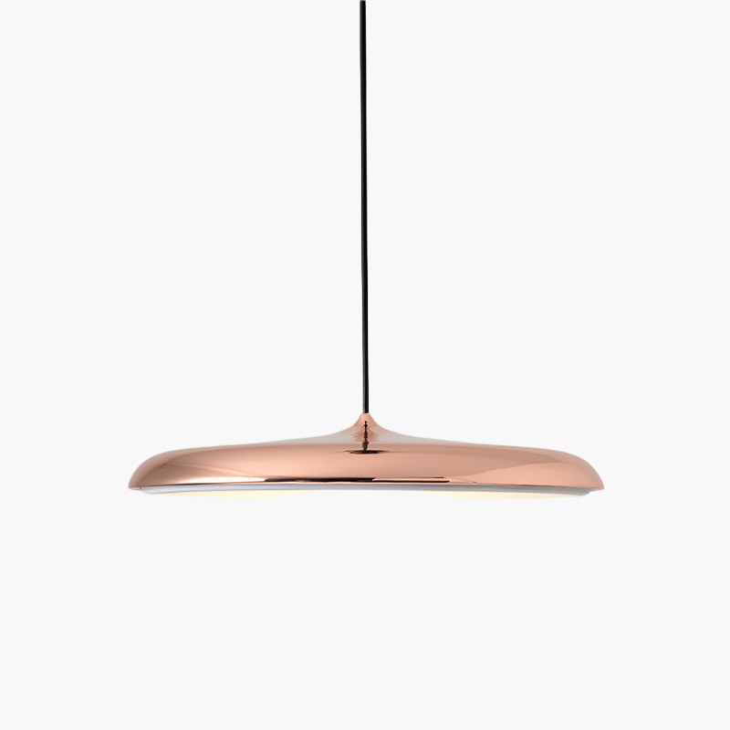 Scandinavian LED Ceiling Light Round Pendant Light Metal Acrylic Nordic Design Living Room Dining Room Hallway Bedroom | Sansoti