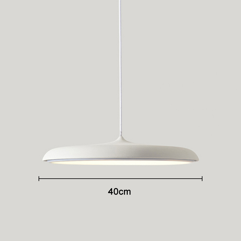Scandinavian LED Ceiling Light Round Pendant Light Metal Acrylic Nordic Design Living Room Dining Room Hallway Bedroom | Sansoti