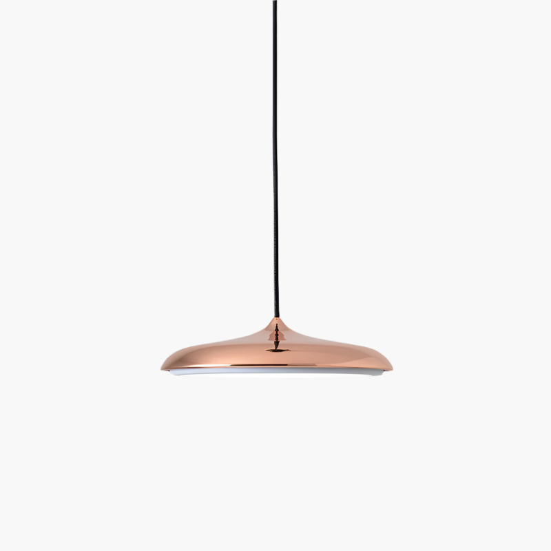 Scandinavian LED Ceiling Light Round Pendant Light Metal Acrylic Nordic Design Living Room Dining Room Hallway Bedroom | Sansoti