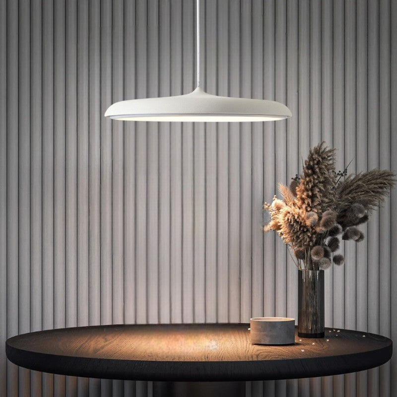 Scandinavian LED Ceiling Light Round Pendant Light Metal Acrylic Nordic Design Living Room Dining Room Hallway Bedroom | Sansoti