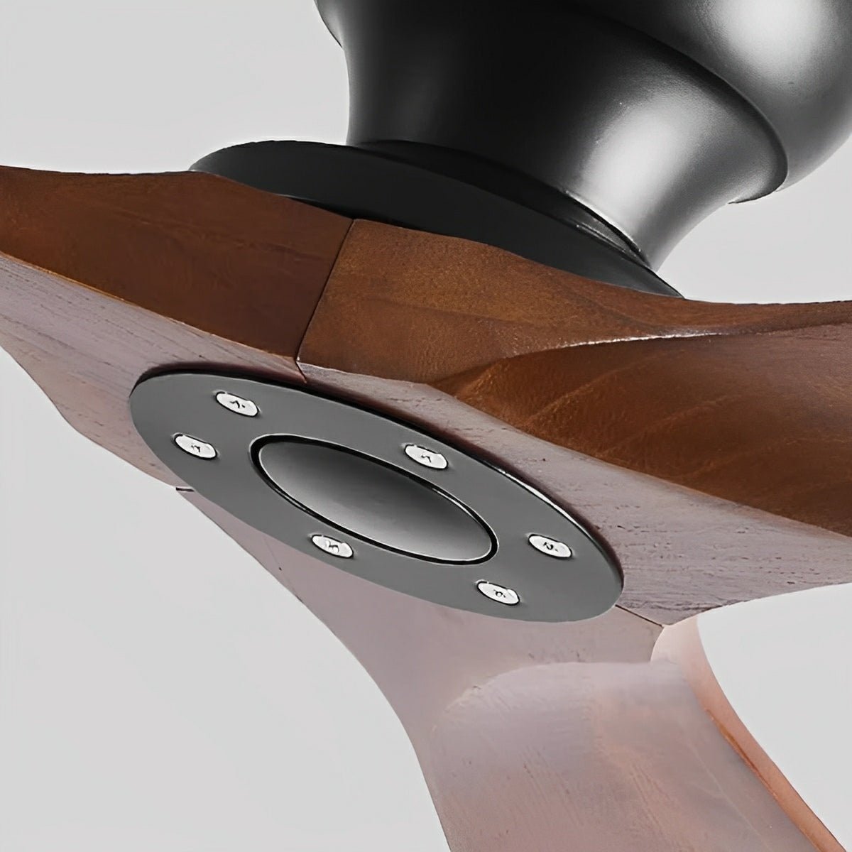 Plafondventilator Hout DC Motor 6 Snelheden Afstandsbediening Omkeerbaar Stil Woonkamer Eetkamer Slaapkamer | Sansoti