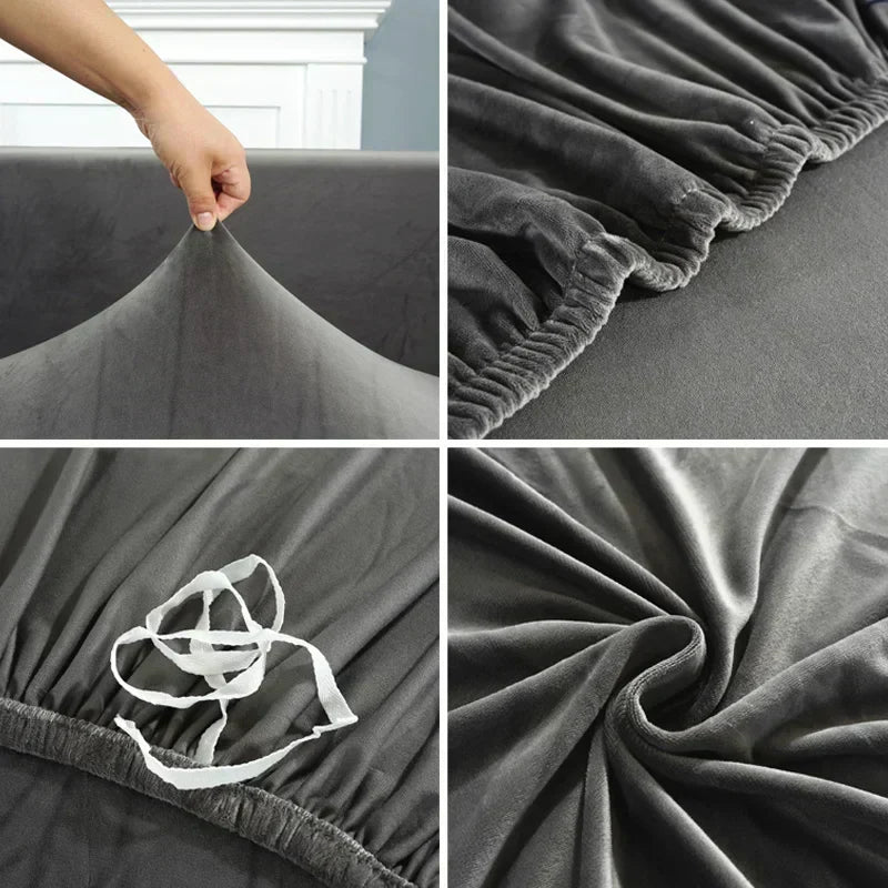 Housse extensible pour canapé, infroissable et lavable, protection pour sofa 1 2 3 4 places, housse de meuble | Sansoti