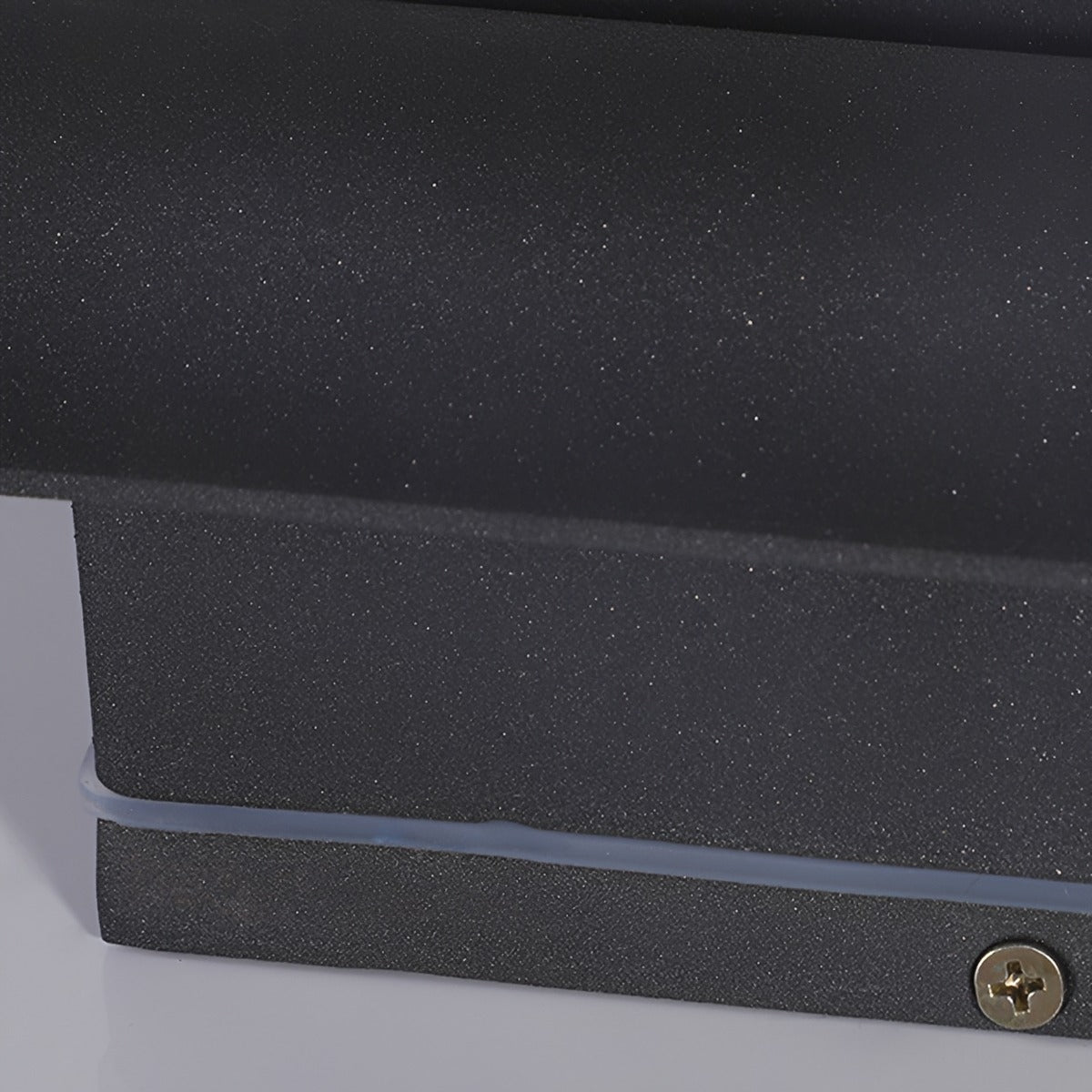 Schwarze Aluminium-Außenwandleuchte wasserdicht IP54 LED-Wellenmuster Up-Down-Beleuchtung 2-6 Spots Garten | Sansoti