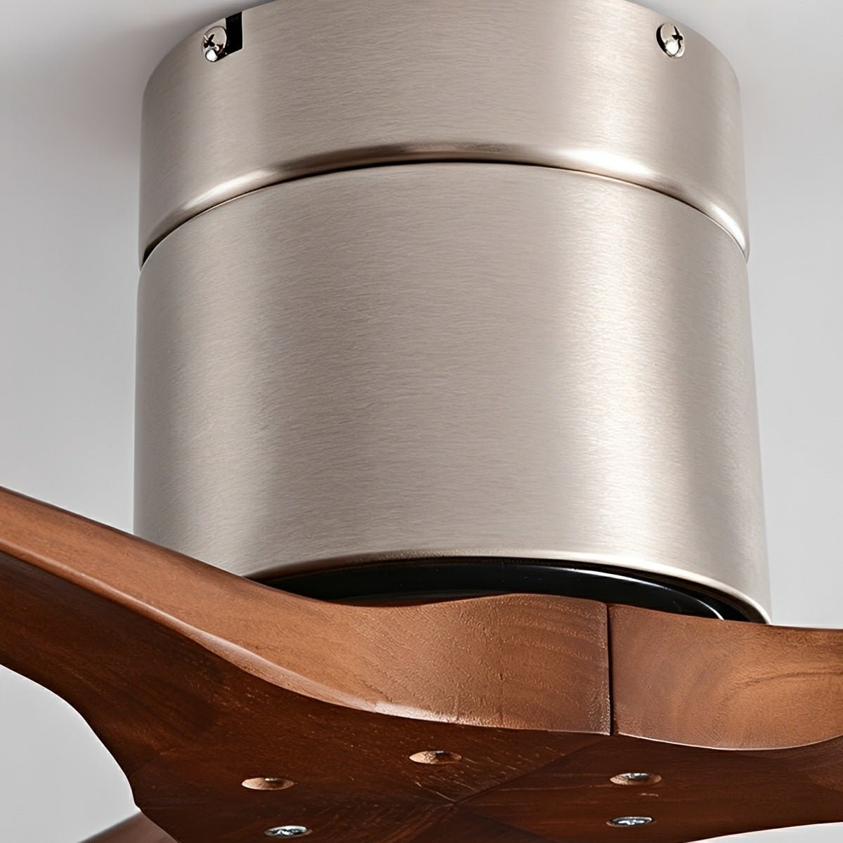 Plafondventilator Hout 3 Bladen DC Motor Omkeerbaar Fluistercomfortabel Modern Scandinavisch Interieur | Sansoti