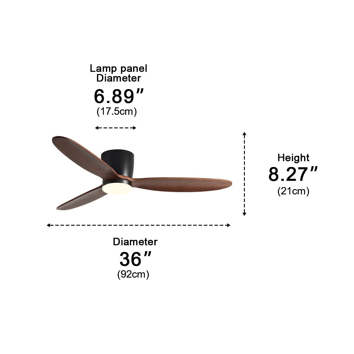 Deckenventilator Mit Lampe Holz 6 Geschwindigkeiten DC Motor Weiß Wohnzimmer Schlafzimmer Esszimmer Skandinavisch Dimmbar LED Fernbedienung | Restfield