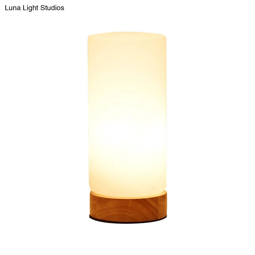 Tafellamp met Glazen Kap Wit Modern Design Leeslamp Bureau Verlichting E26 E27 Fitting Sfeerlamp Tafel | Sansoti