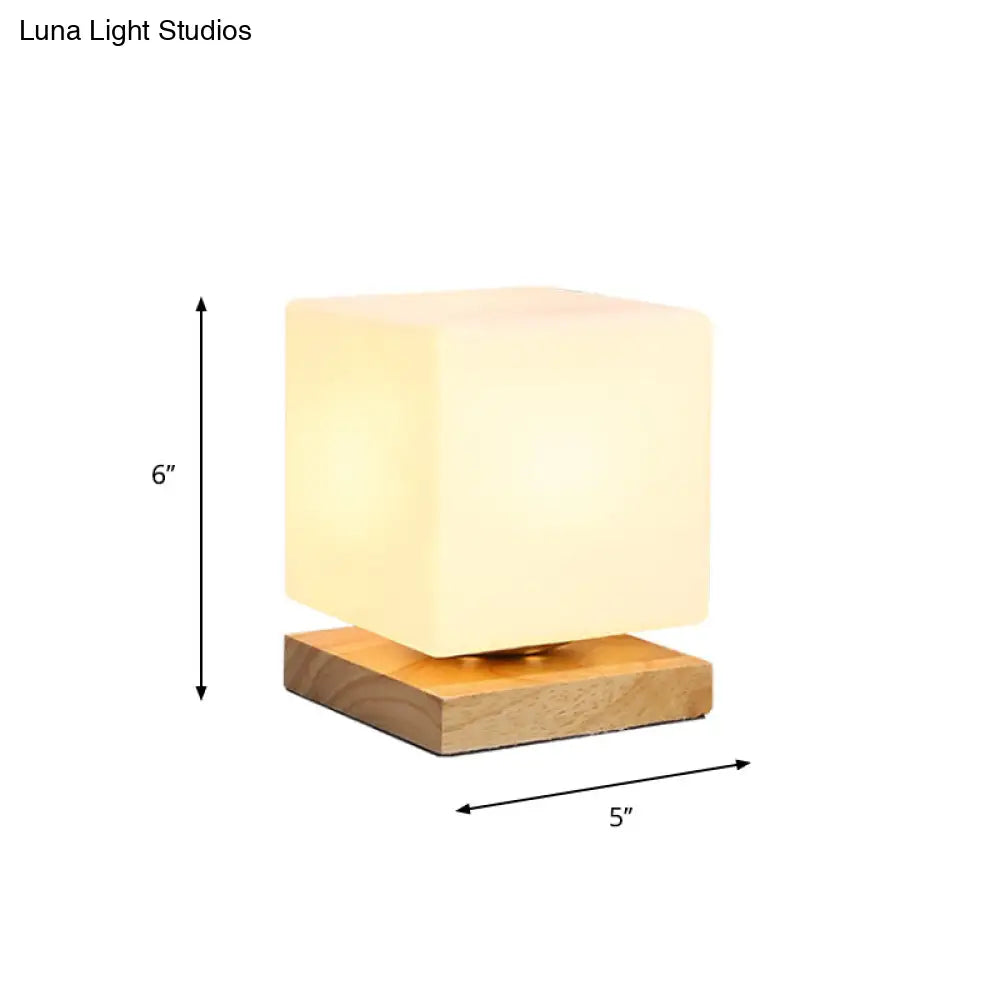 Tafellamp met Glazen Kap Wit Modern Design Leeslamp Bureau Verlichting E26 E27 Fitting Sfeerlamp Tafel | Sansoti