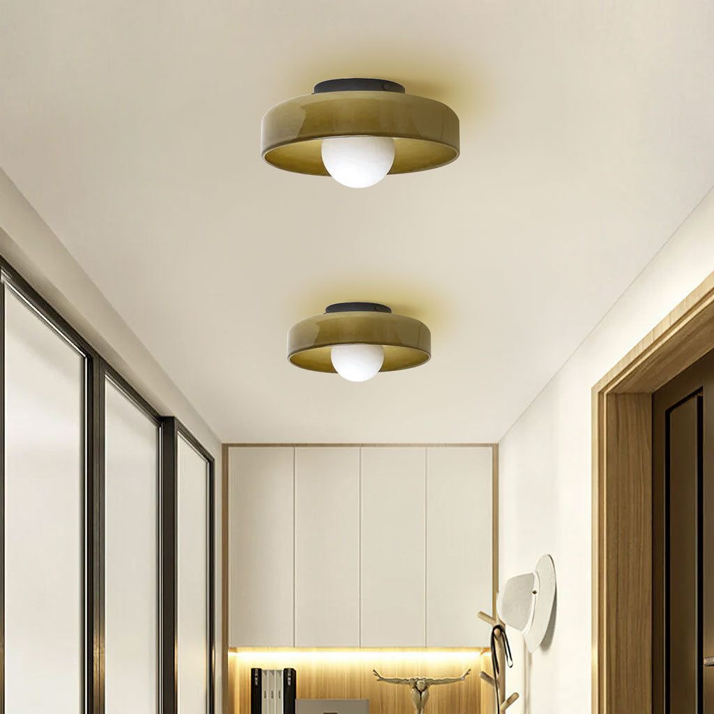 Decken- & Wandleuchte mit Glasscheibe – Moderne Designbeleuchtung aus Glas | Restfield