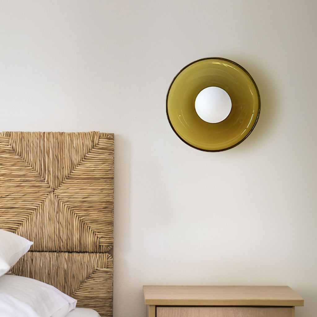 Decken- & Wandleuchte mit Glasscheibe – Moderne Designbeleuchtung aus Glas | Restfield