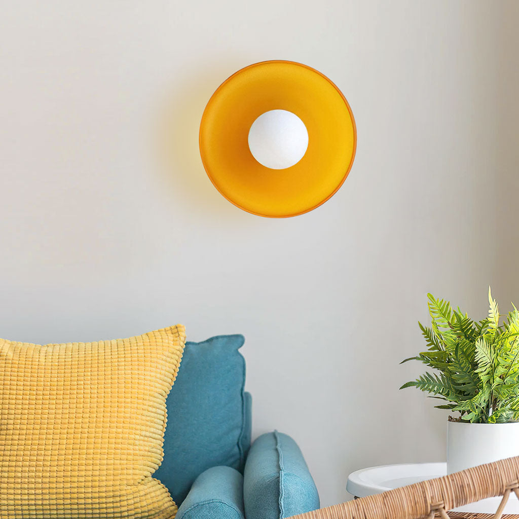 Decken- & Wandleuchte mit Glasscheibe – Moderne Designbeleuchtung aus Glas | Restfield