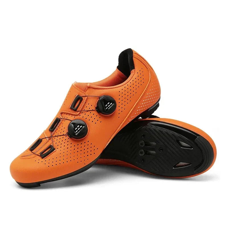 Unisex-Fahrradschuhe mit Drehverschlüssen, atmungsaktiv, leicht, für Mountainbike, Rennrad und Radsport | Sansoti