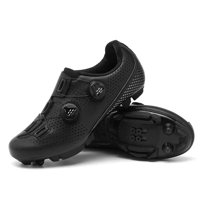 Unisex-Fahrradschuhe mit Drehverschlüssen, atmungsaktiv, leicht, für Mountainbike, Rennrad und Radsport | Sansoti