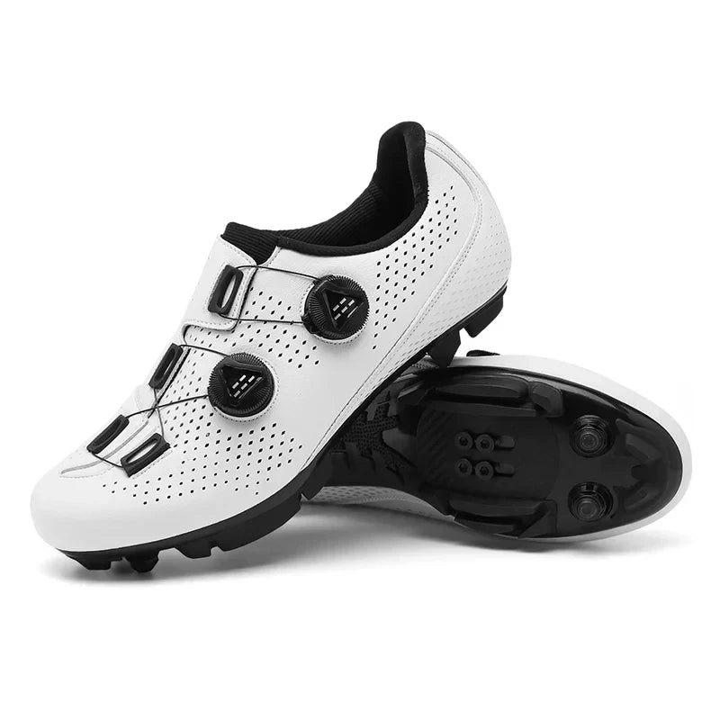 Unisex-Fahrradschuhe mit Drehverschlüssen, atmungsaktiv, leicht, für Mountainbike, Rennrad und Radsport | Sansoti